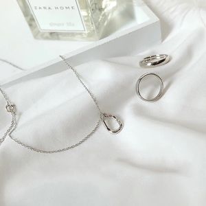 NIB Minimalist Charm .925 sterling silver necklace